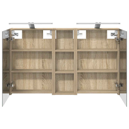 vidaXL Bathroom Cabinet Set 3 pcs 100 x 10.5 x 60.5 cm Engineered wood