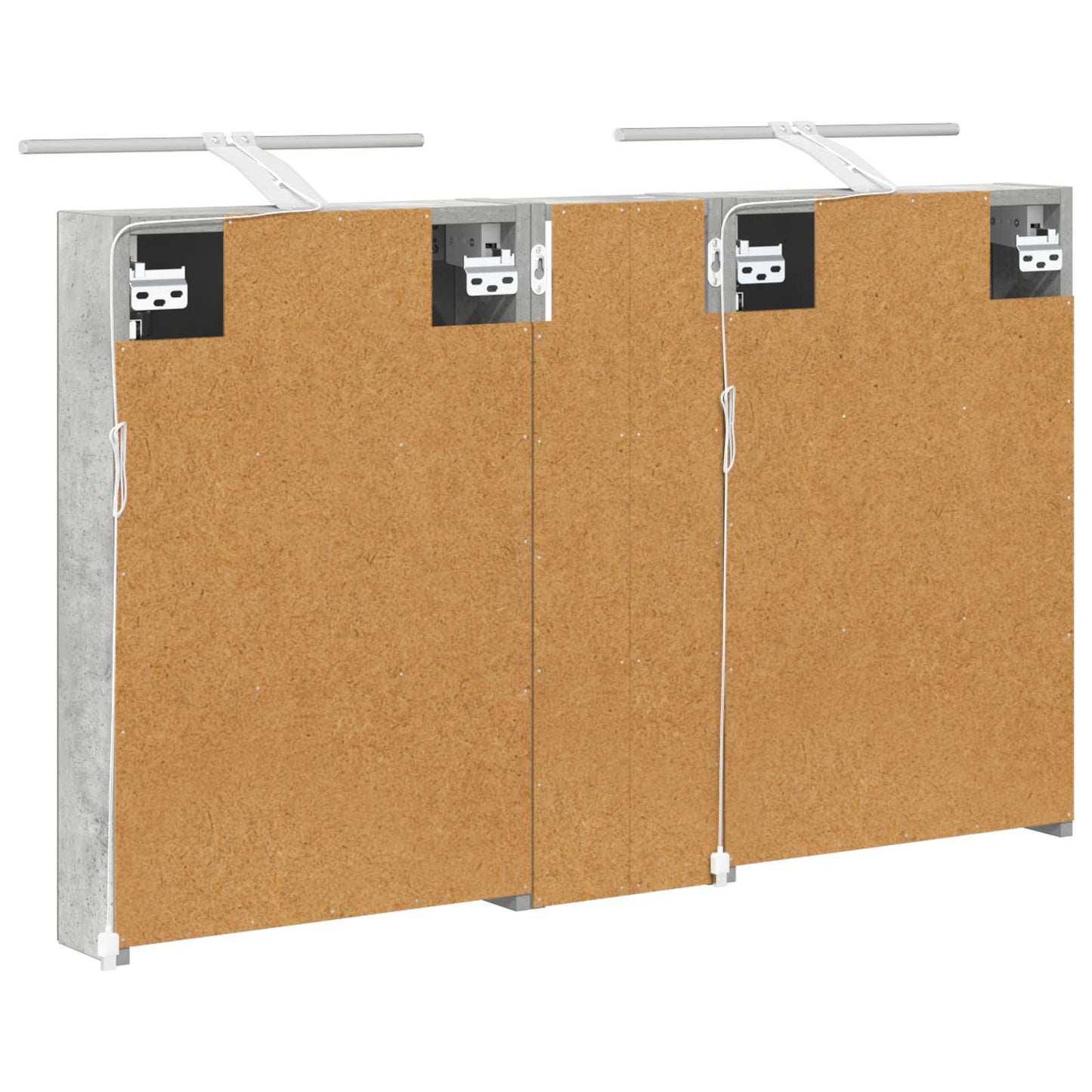 vidaXL Bathroom Cabinet Set 3 pcs 100 x 10.5 x 60.5 cm Engineered wood