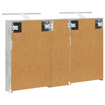 vidaXL Bathroom Cabinet Set 3 pcs 100 x 10.5 x 60.5 cm Engineered wood