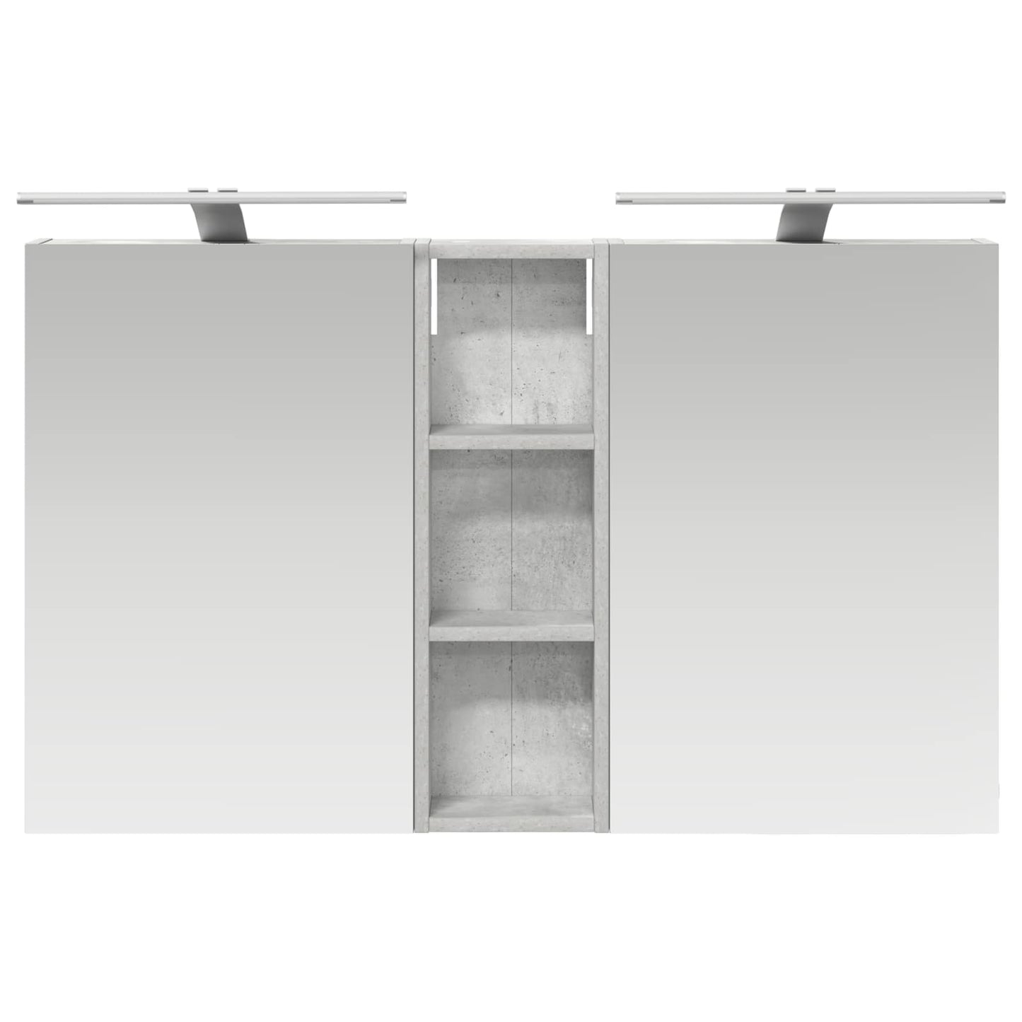 vidaXL Bathroom Cabinet Set 3 pcs 100 x 10.5 x 60.5 cm Engineered wood