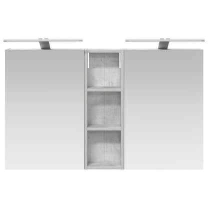 vidaXL Bathroom Cabinet Set 3 pcs 100 x 10.5 x 60.5 cm Engineered wood