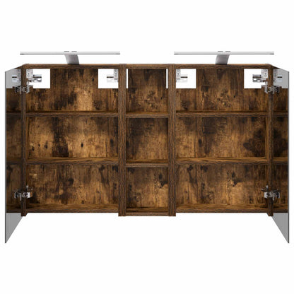 vidaXL Bathroom Cabinet Set 3 pcs 100 x 10.5 x 60.5 cm Engineered wood