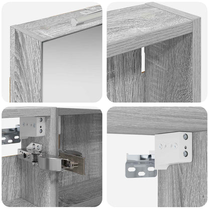 vidaXL Bathroom Cabinet Set 3 pcs 100 x 10.5 x 60.5 cm Engineered wood