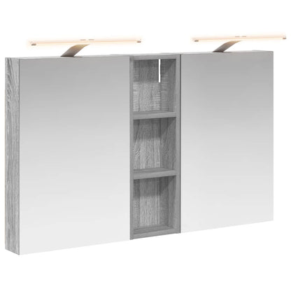 vidaXL Bathroom Cabinet Set 3 pcs 100 x 10.5 x 60.5 cm Engineered wood