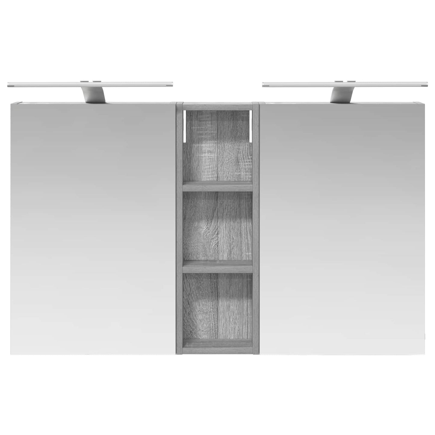 vidaXL Bathroom Cabinet Set 3 pcs 100 x 10.5 x 60.5 cm Engineered wood