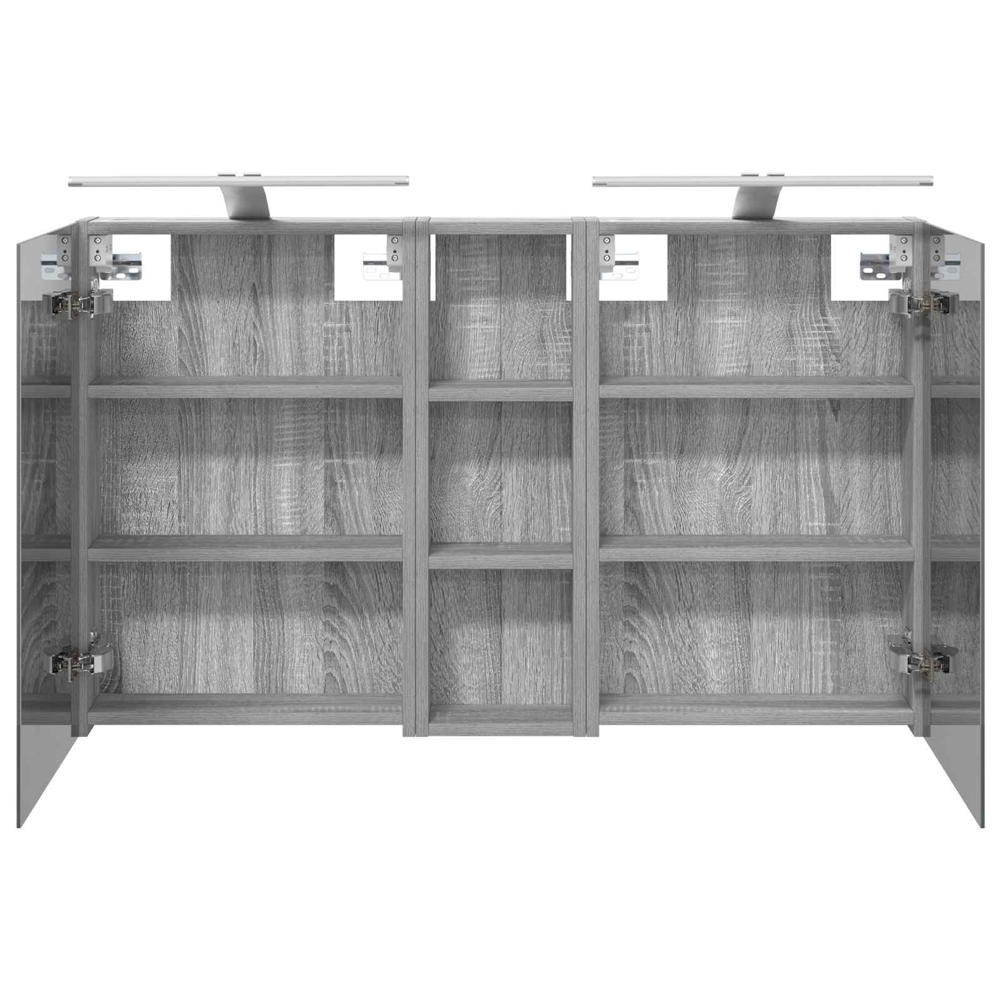 vidaXL Bathroom Cabinet Set 3 pcs 100 x 10.5 x 60.5 cm Engineered wood