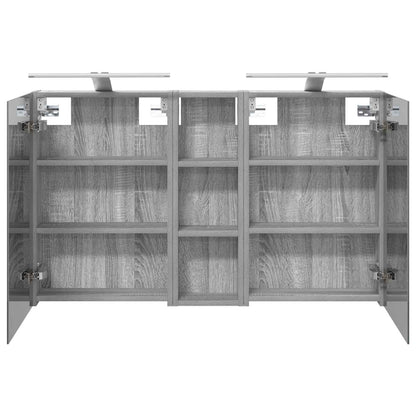 vidaXL Bathroom Cabinet Set 3 pcs 100 x 10.5 x 60.5 cm Engineered wood