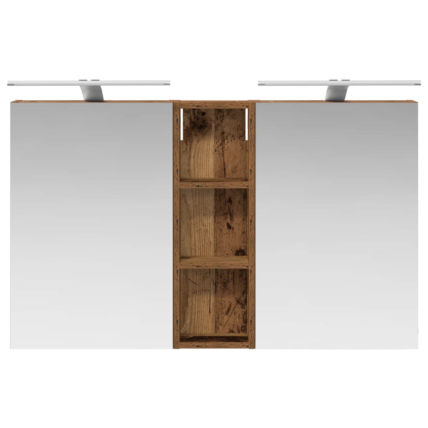 vidaXL Bathroom Cabinet Set 3 pcs 100 x 10.5 x 60.5 cm Engineered wood