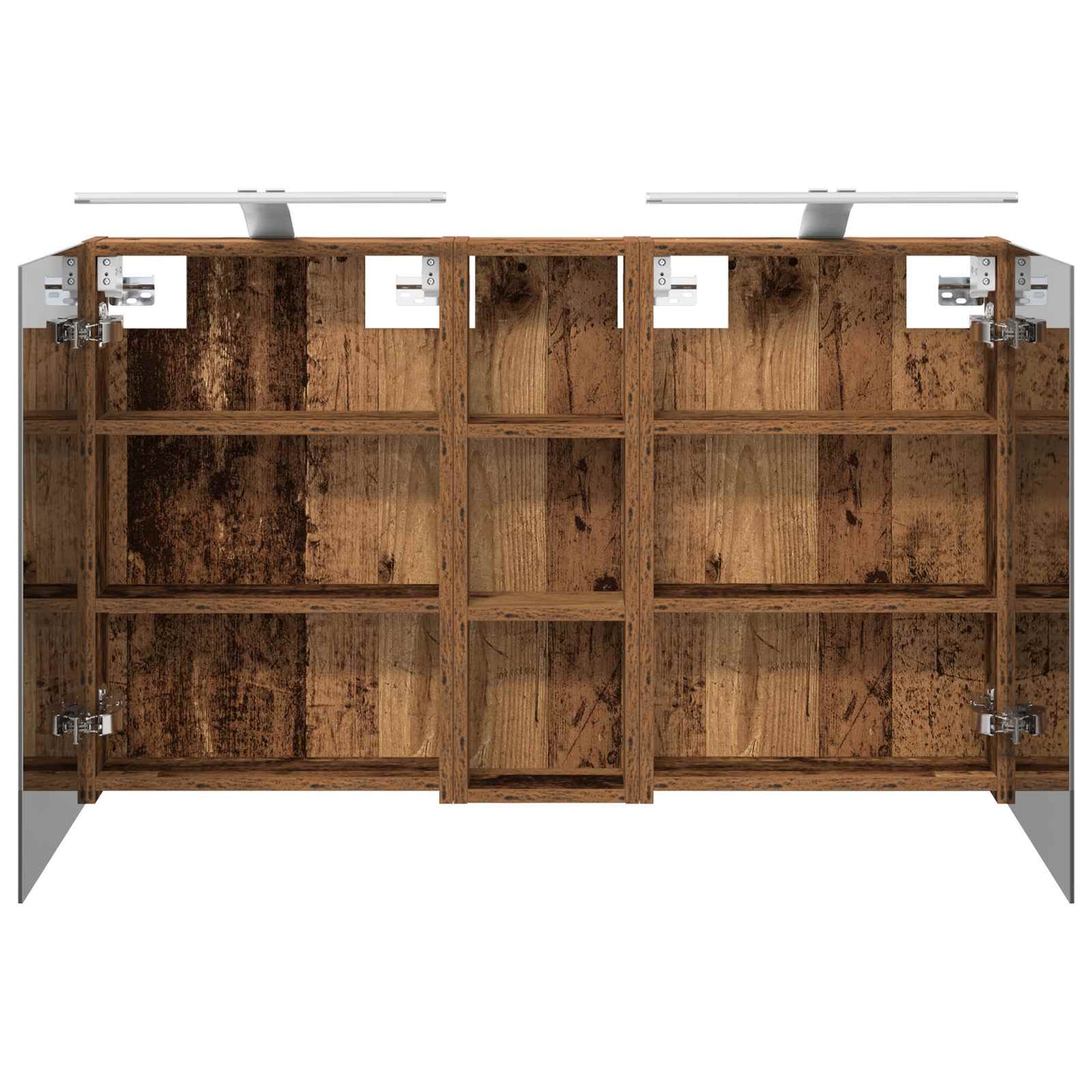 vidaXL Bathroom Cabinet Set 3 pcs 100 x 10.5 x 60.5 cm Engineered wood