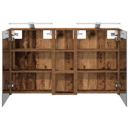 vidaXL Bathroom Cabinet Set 3 pcs 100 x 10.5 x 60.5 cm Engineered wood