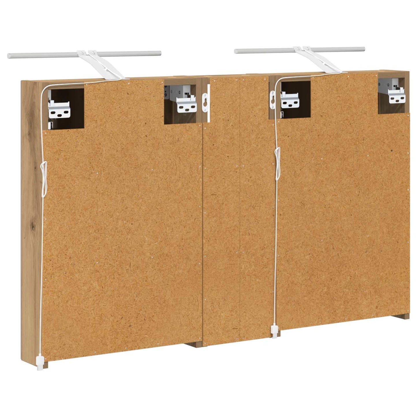 vidaXL Bathroom Cabinet Set 3 pcs 100 x 10.5 x 60.5 cm Engineered wood