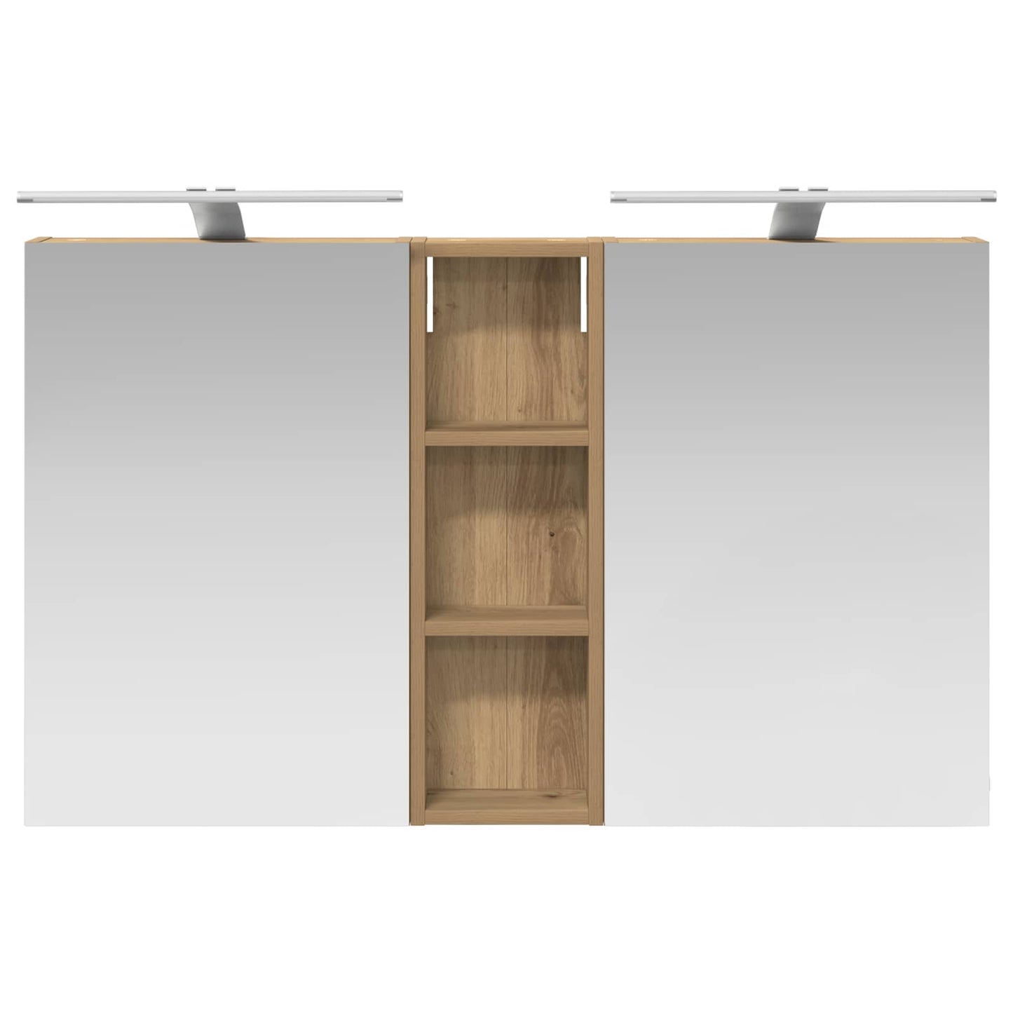 vidaXL Bathroom Cabinet Set 3 pcs 100 x 10.5 x 60.5 cm Engineered wood