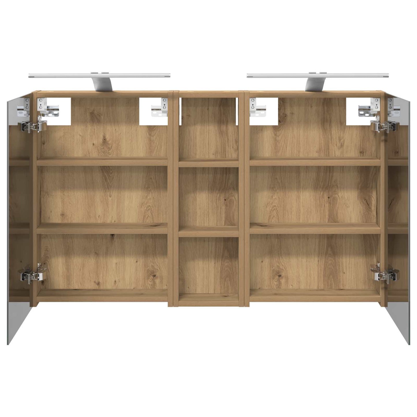 vidaXL Bathroom Cabinet Set 3 pcs 100 x 10.5 x 60.5 cm Engineered wood