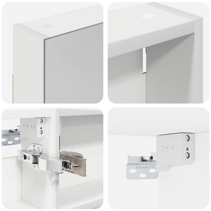 vidaXL Bathroom Cabinet Set 3 pcs 110 x 10.5 x 60.5 cm Engineered wood