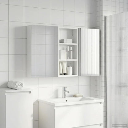 vidaXL Bathroom Cabinet Set 3 pcs 110 x 10.5 x 60.5 cm Engineered wood