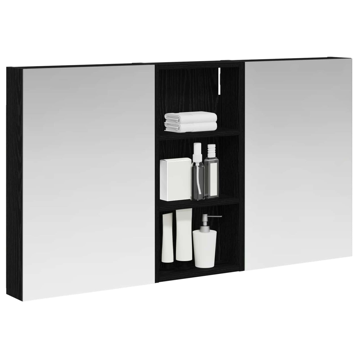 vidaXL Bathroom Cabinet Set 3 pcs 110 x 10.5 x 60.5 cm Engineered wood