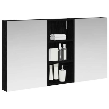vidaXL Bathroom Cabinet Set 3 pcs 110 x 10.5 x 60.5 cm Engineered wood