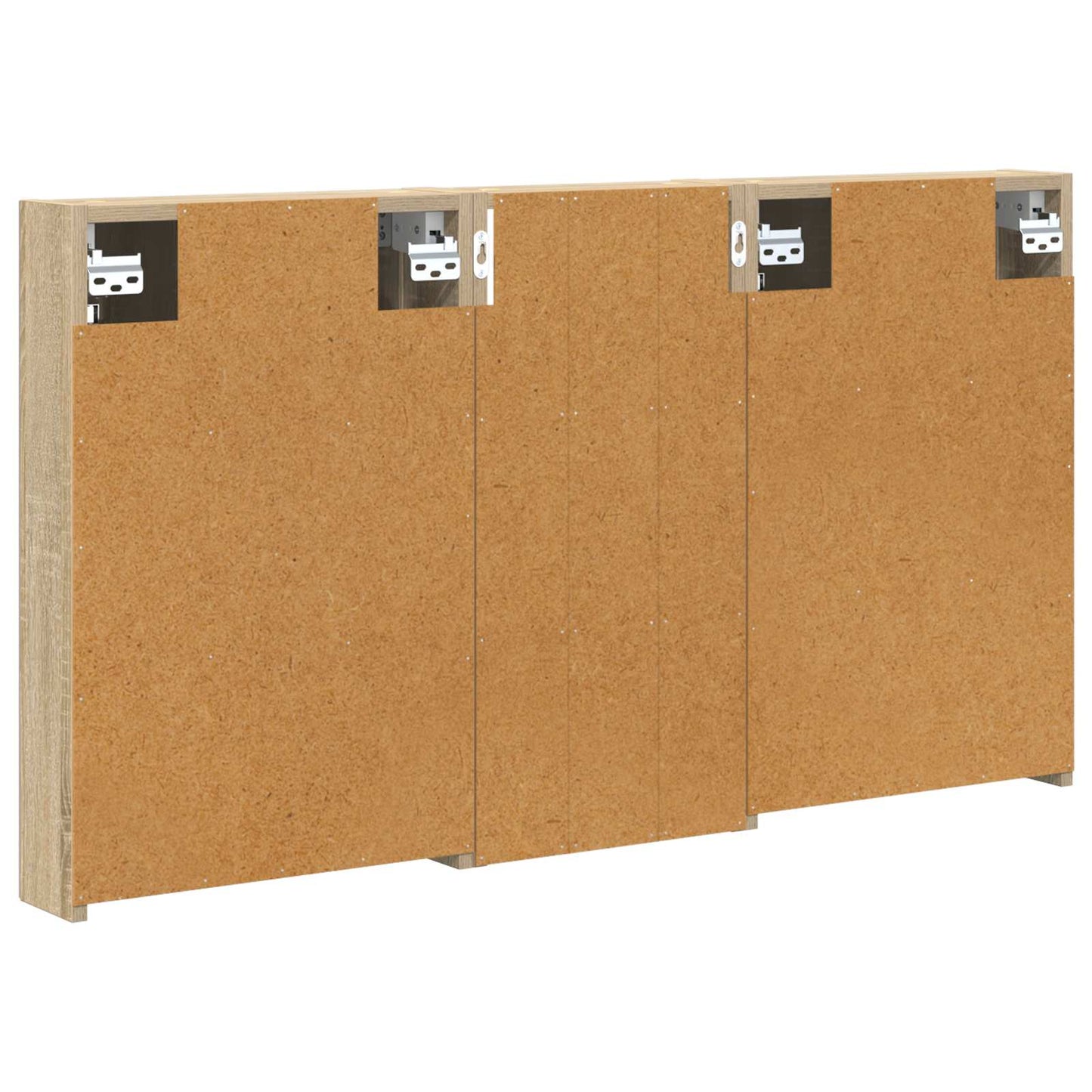 vidaXL Bathroom Cabinet Set 3 pcs 110 x 10.5 x 60.5 cm Engineered wood
