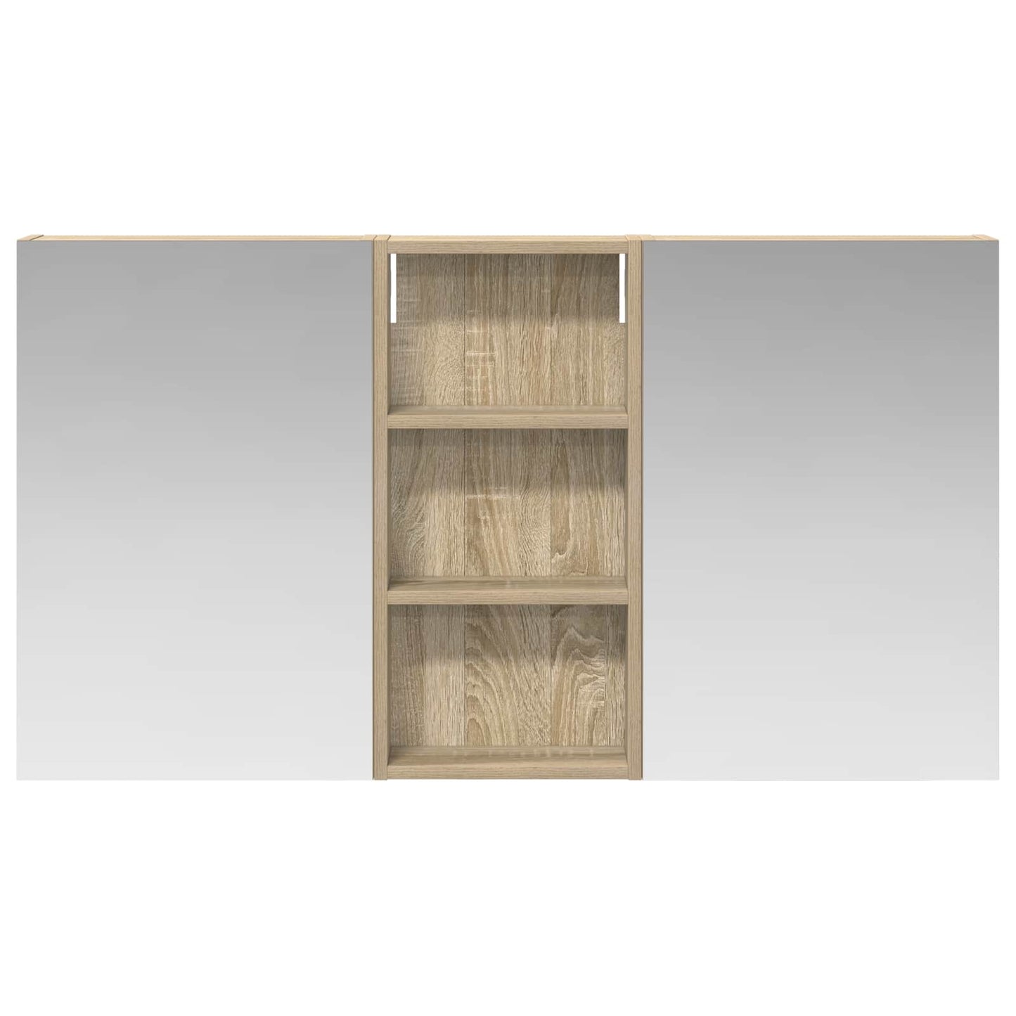 vidaXL Bathroom Cabinet Set 3 pcs 110 x 10.5 x 60.5 cm Engineered wood