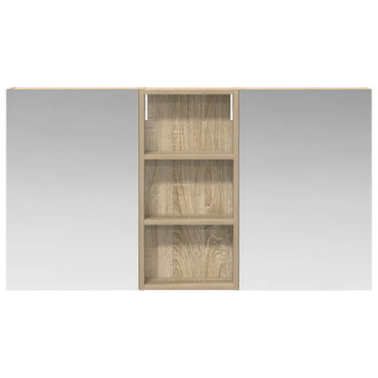 vidaXL Bathroom Cabinet Set 3 pcs 110 x 10.5 x 60.5 cm Engineered wood