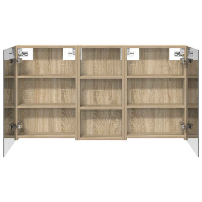 vidaXL Bathroom Cabinet Set 3 pcs 110 x 10.5 x 60.5 cm Engineered wood