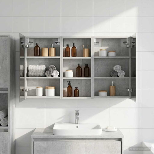 vidaXL Bathroom Cabinet Set 3 pcs 110 x 10.5 x 60.5 cm Engineered wood