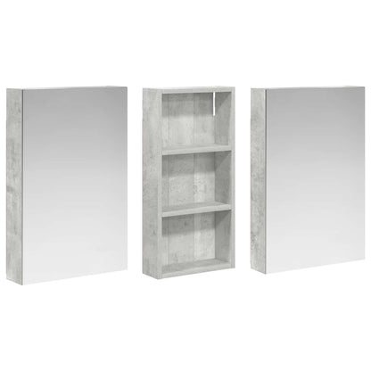 vidaXL Bathroom Cabinet Set 3 pcs 110 x 10.5 x 60.5 cm Engineered wood