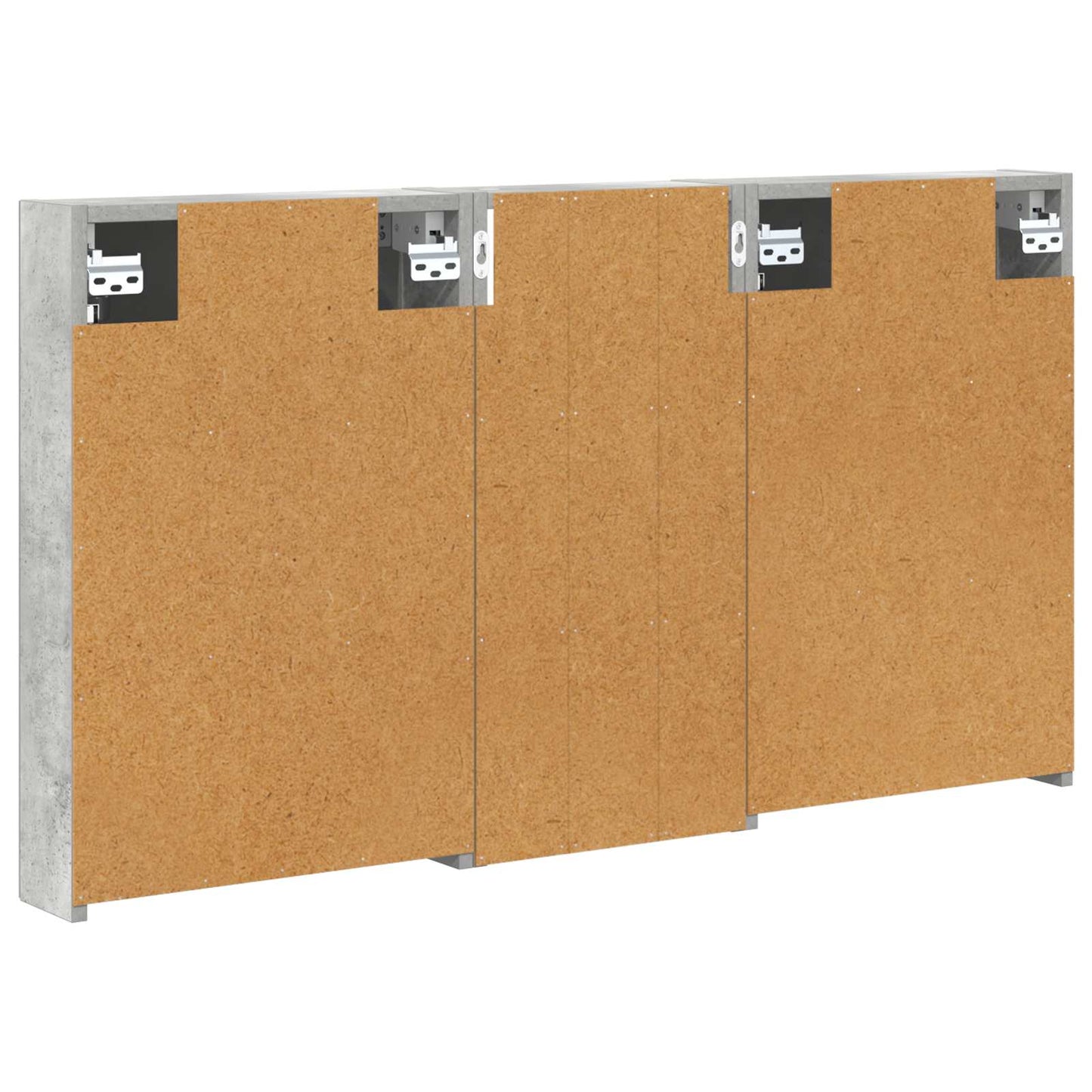 vidaXL Bathroom Cabinet Set 3 pcs 110 x 10.5 x 60.5 cm Engineered wood