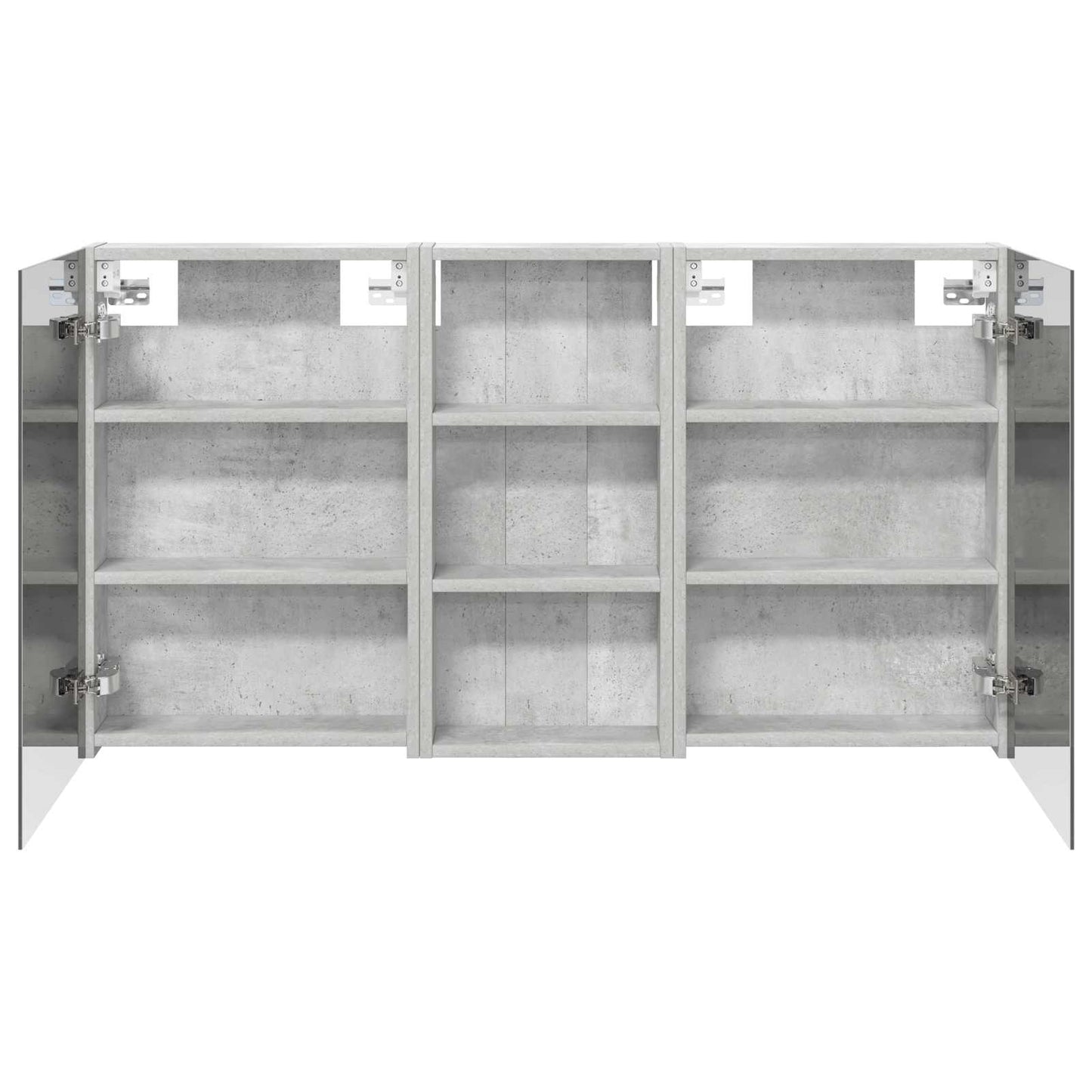 vidaXL Bathroom Cabinet Set 3 pcs 110 x 10.5 x 60.5 cm Engineered wood