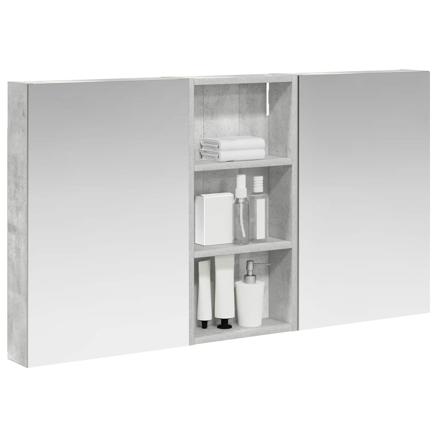 vidaXL Bathroom Cabinet Set 3 pcs 110 x 10.5 x 60.5 cm Engineered wood