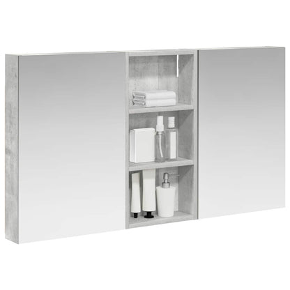 vidaXL Bathroom Cabinet Set 3 pcs 110 x 10.5 x 60.5 cm Engineered wood