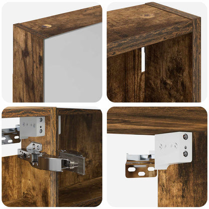 vidaXL Bathroom Cabinet Set 3 pcs 110 x 10.5 x 60.5 cm Engineered wood