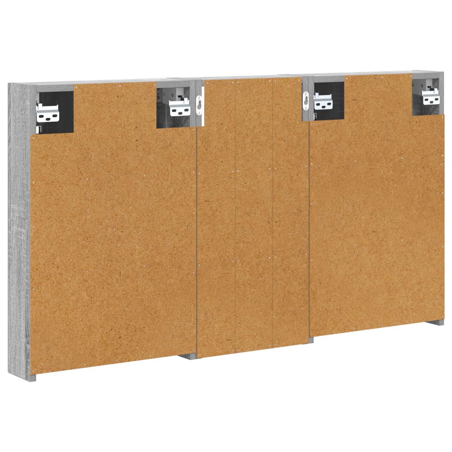 vidaXL Bathroom Cabinet Set 3 pcs 110 x 10.5 x 60.5 cm Engineered wood