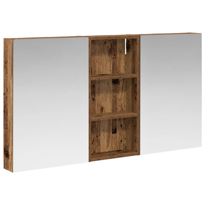 vidaXL Bathroom Cabinet Set 3 pcs 110 x 10.5 x 60.5 cm Engineered wood