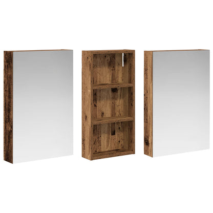 vidaXL Bathroom Cabinet Set 3 pcs 110 x 10.5 x 60.5 cm Engineered wood