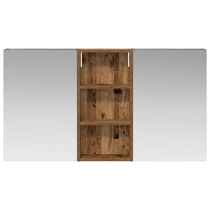 vidaXL Bathroom Cabinet Set 3 pcs 110 x 10.5 x 60.5 cm Engineered wood