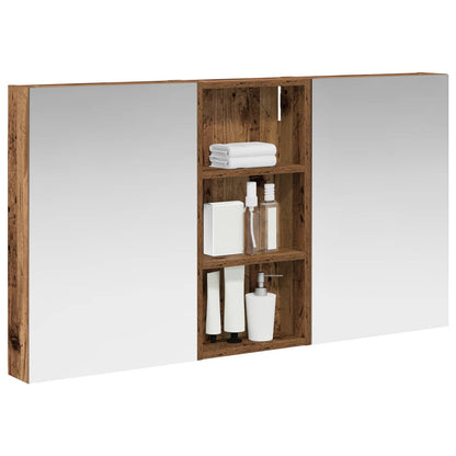 vidaXL Bathroom Cabinet Set 3 pcs 110 x 10.5 x 60.5 cm Engineered wood