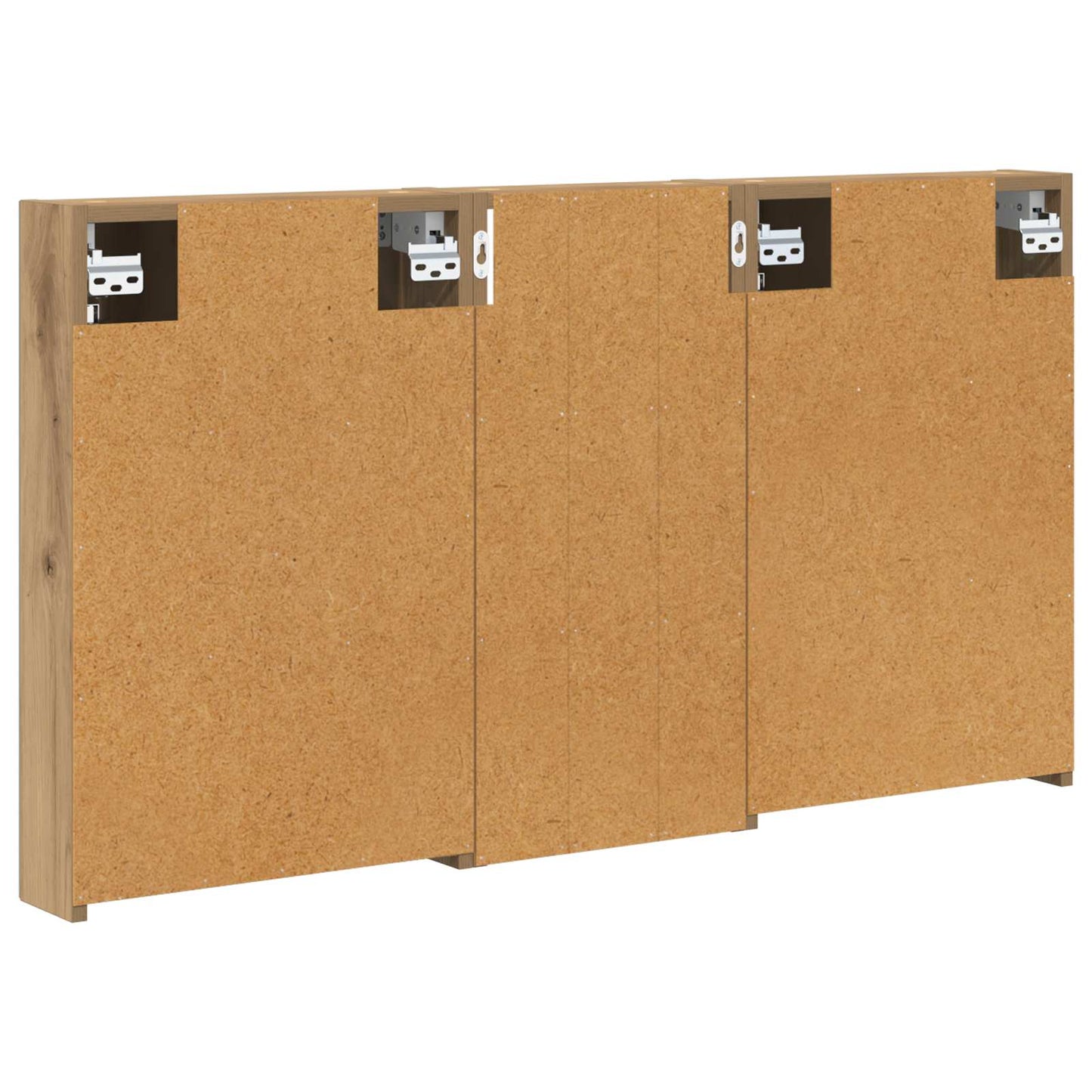 vidaXL Bathroom Cabinet Set 3 pcs 110 x 10.5 x 60.5 cm Engineered wood