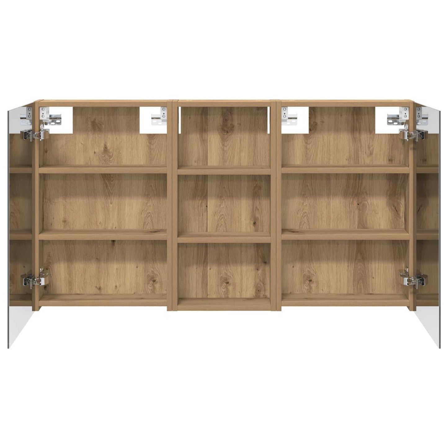 vidaXL Bathroom Cabinet Set 3 pcs 110 x 10.5 x 60.5 cm Engineered wood