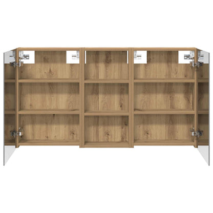 vidaXL Bathroom Cabinet Set 3 pcs 110 x 10.5 x 60.5 cm Engineered wood