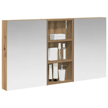 vidaXL Bathroom Cabinet Set 3 pcs 110 x 10.5 x 60.5 cm Engineered wood