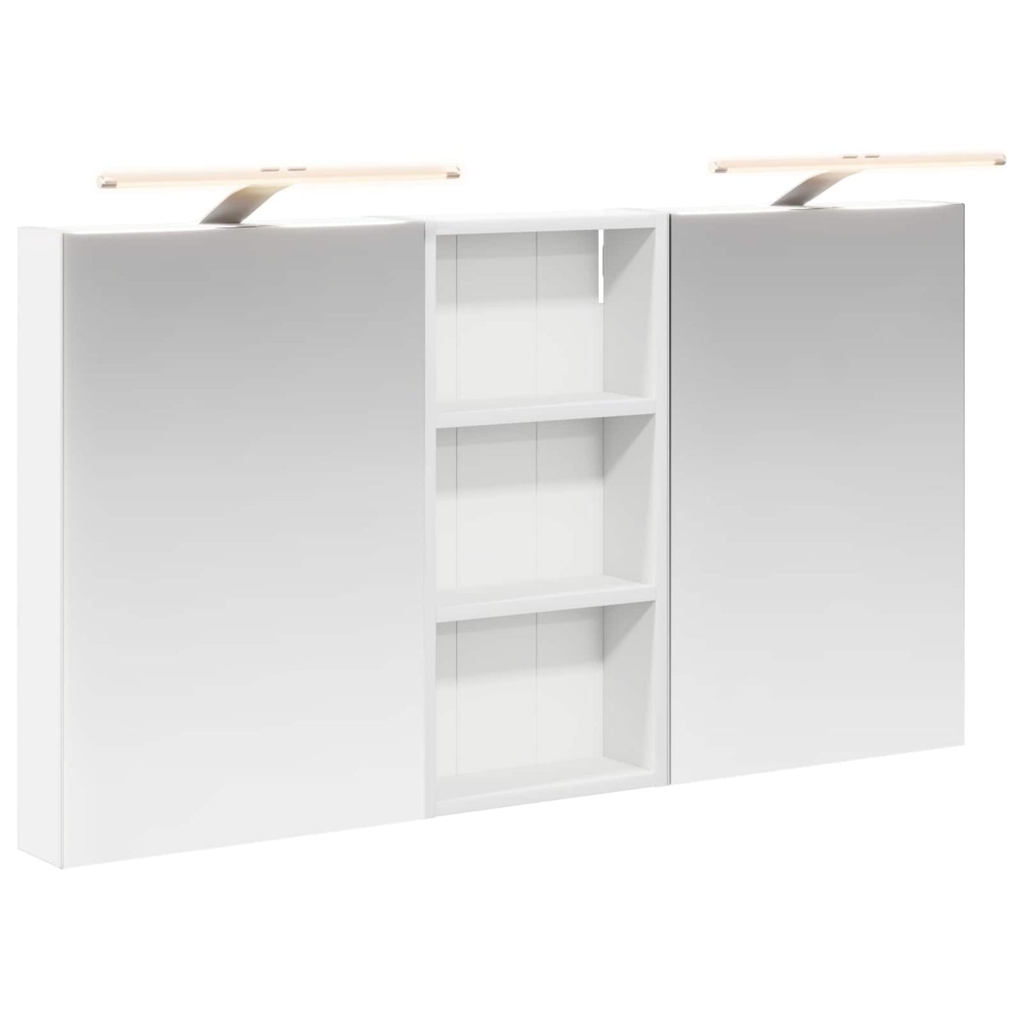 vidaXL Bathroom Cabinet Set 3 pcs 110 x 10.5 x 60.5 cm Engineered wood