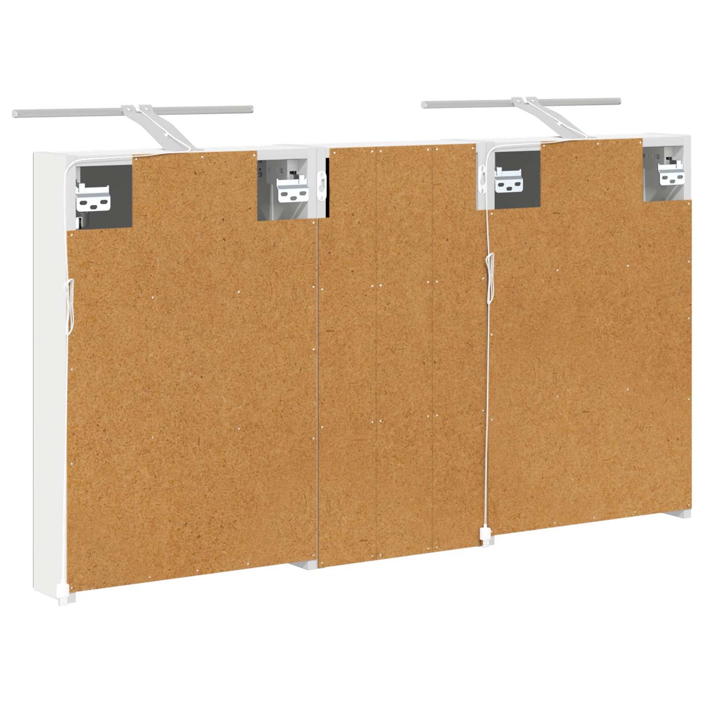 vidaXL Bathroom Cabinet Set 3 pcs 110 x 10.5 x 60.5 cm Engineered wood