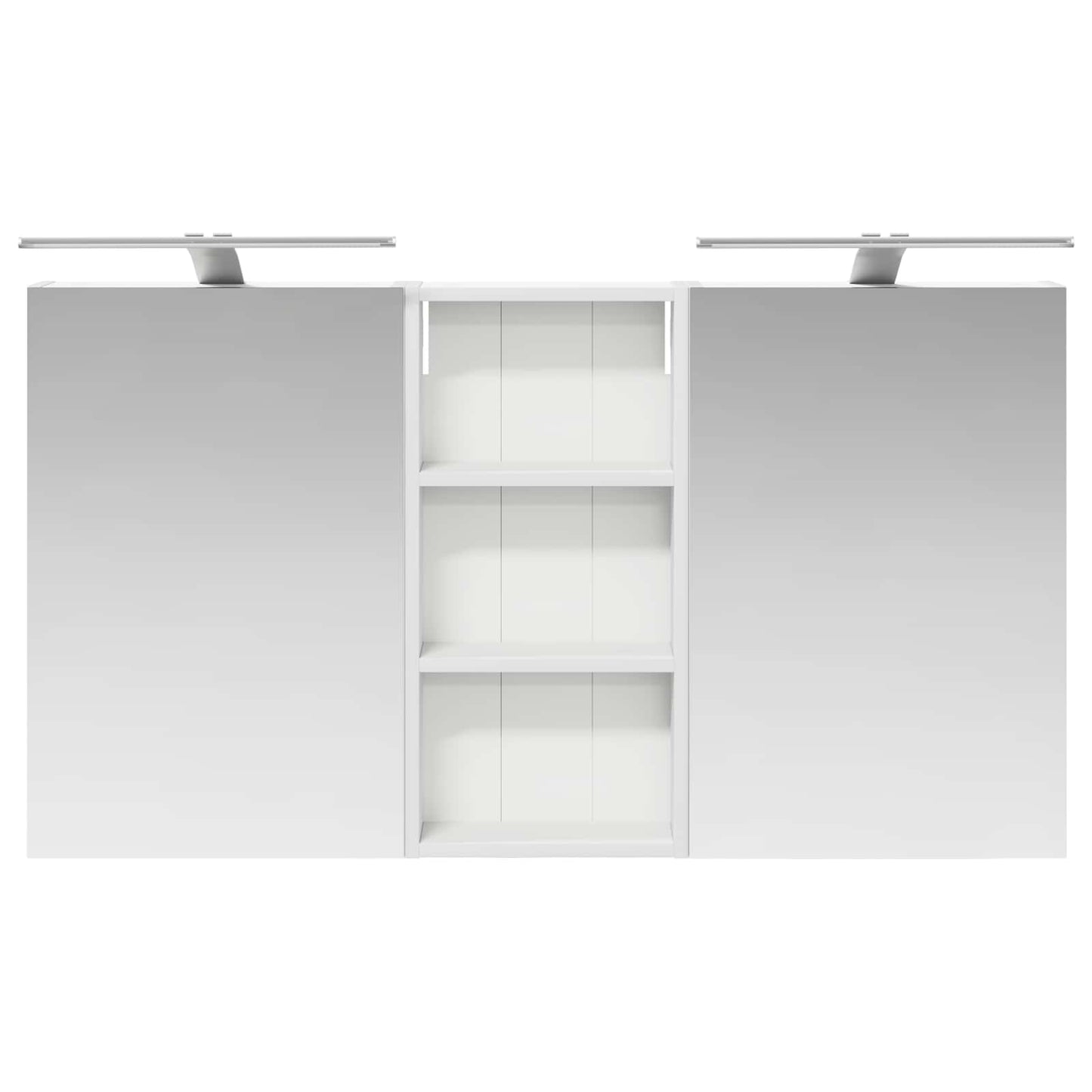vidaXL Bathroom Cabinet Set 3 pcs 110 x 10.5 x 60.5 cm Engineered wood