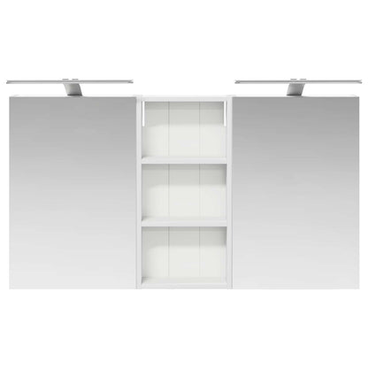 vidaXL Bathroom Cabinet Set 3 pcs 110 x 10.5 x 60.5 cm Engineered wood
