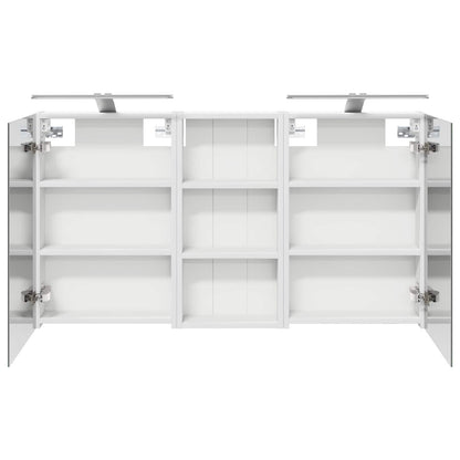 vidaXL Bathroom Cabinet Set 3 pcs 110 x 10.5 x 60.5 cm Engineered wood
