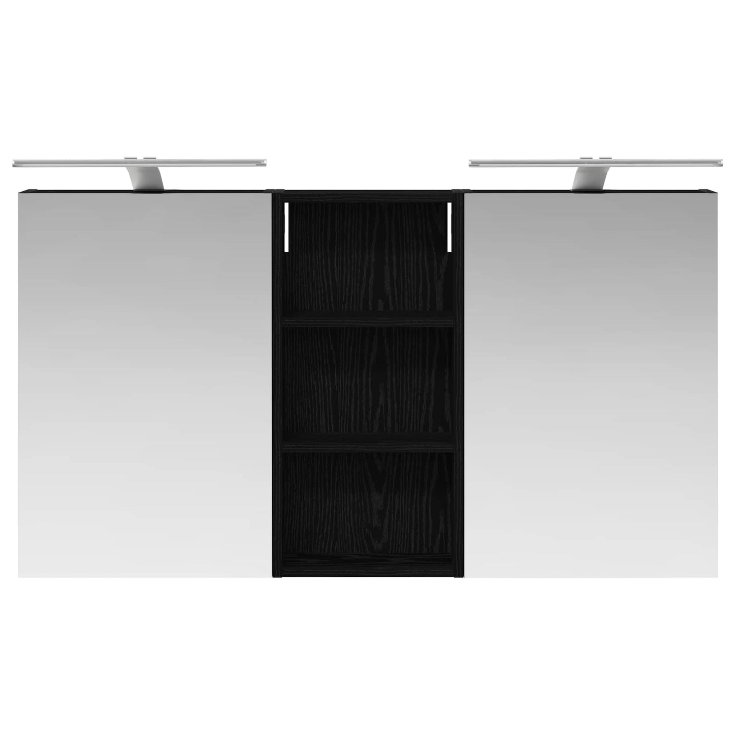 vidaXL Bathroom Cabinet Set 3 pcs 110 x 10.5 x 60.5 cm Engineered wood