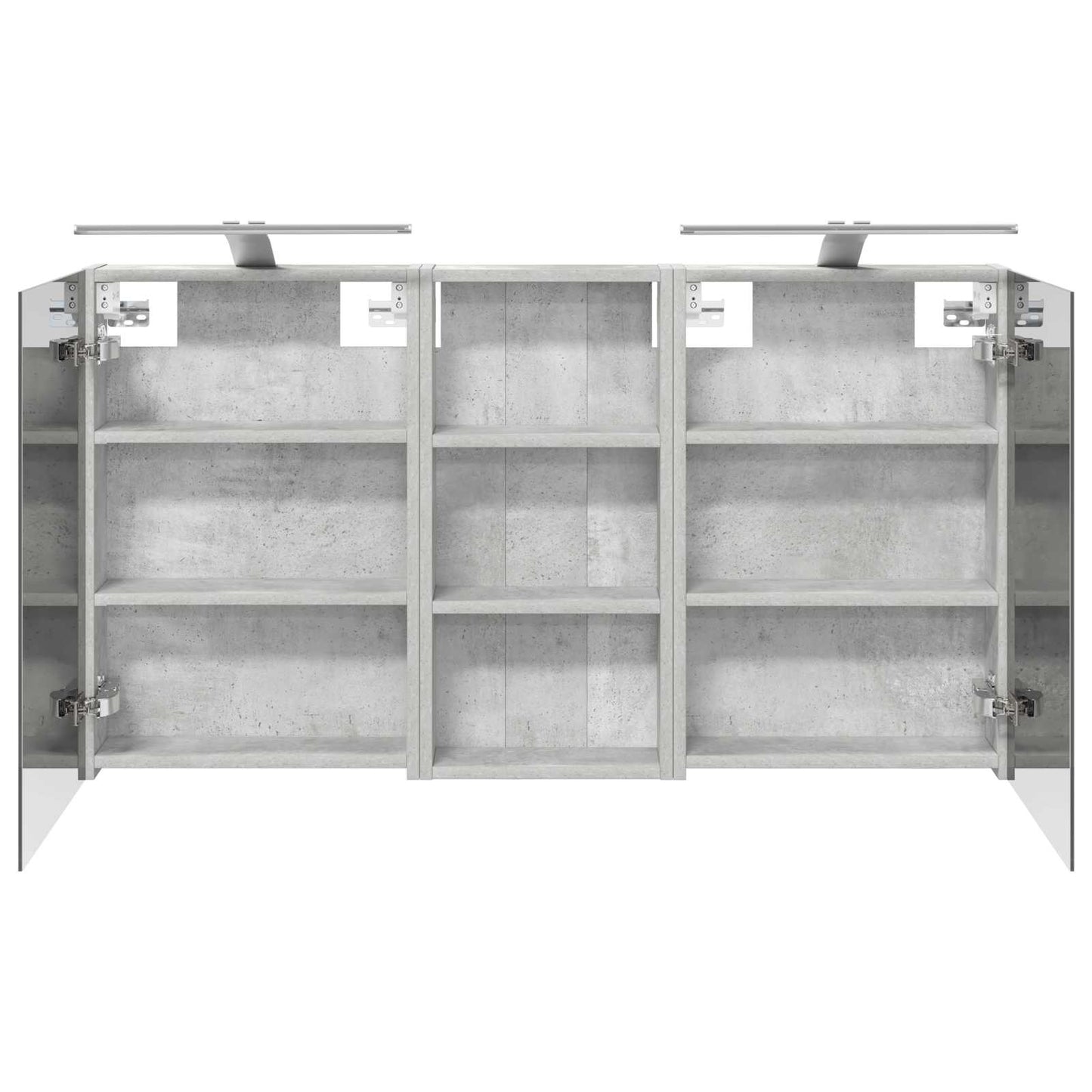 vidaXL Bathroom Cabinet Set 3 pcs 110 x 10.5 x 60.5 cm Engineered wood