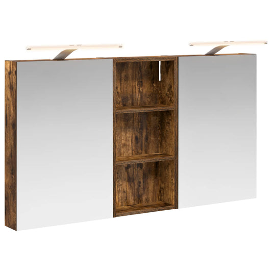 vidaXL Bathroom Cabinet Set 3 pcs 110 x 10.5 x 60.5 cm Engineered wood