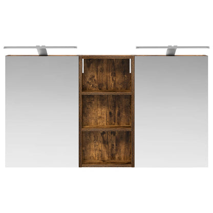 vidaXL Bathroom Cabinet Set 3 pcs 110 x 10.5 x 60.5 cm Engineered wood